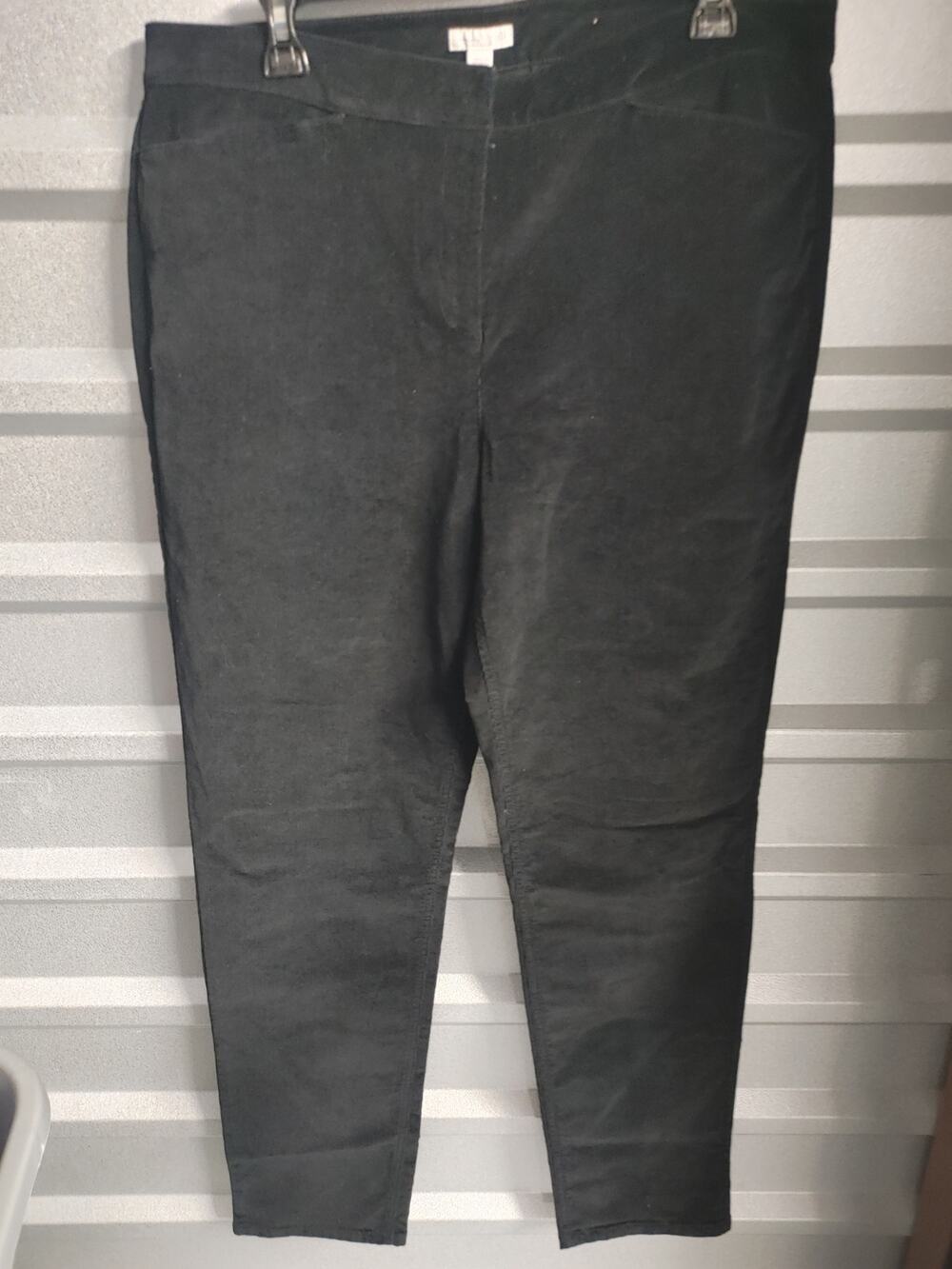 J. Jill Corduroy Pants Sz 14 Tall Black